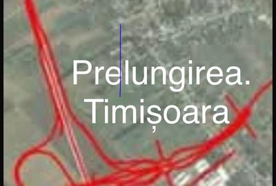 Teren la A0 vizibilitate excelentă 300 de m. de viitoarea prelungire Timișoara - 2