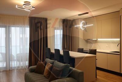 Apartament cu 2 camere semidecomandat, mobilat în Barbu Văcărescu