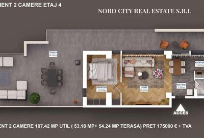 Apartament 2 camere -  Sisesti - Baneasa - DEZVOLTATOR - 22