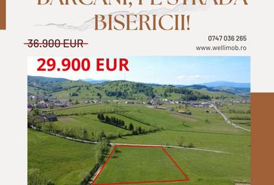 Teren intravilan de 3267 mp, în Barcani