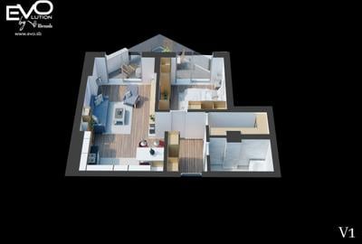 AP. 2 CAMERE | 60 MP | RĂSĂRIT | SHOPPING CITY SIBIU | Evolution Apartments - 7