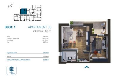 Apartament 2 camere | TORONTALULUI - METRO 2 - 2