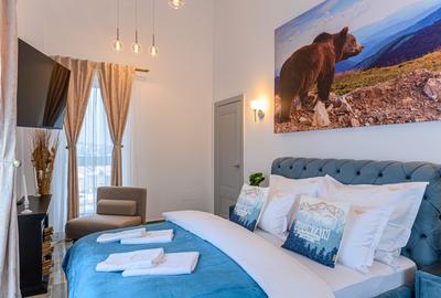 Apartament unic in PREDEAL – LUX, vedere la partie cu terasa si parcare - 9