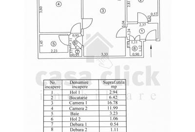 Apartament 2 camere, etaj 1, Țiglina 1 – poziție excelentă, fara risc seismic - 10