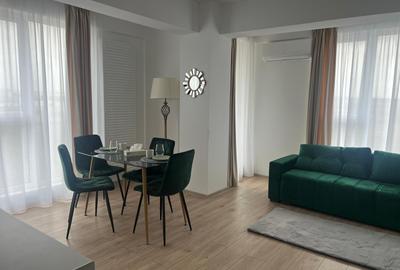 2 camere decomandat  mobilat , utilat , bloc nou, loc parcare inclus, 2 balcoane - 1