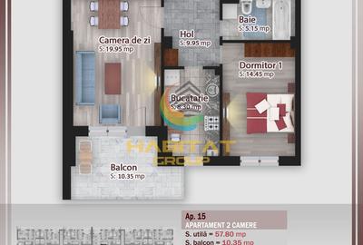 Apartament 2 camere  - zona Pallady - 3