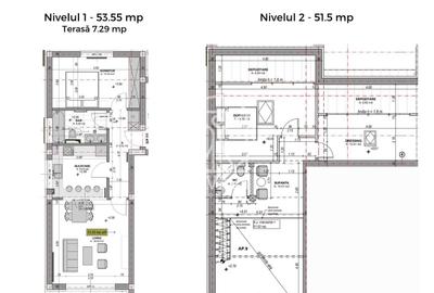 Direct dezv. -Penthouse 4 camere + terasa, mobilat complet, intabulat - 10
