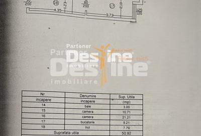 Apartament 2 camere 51 mp model decomandat mobilat și utilat, cartier 2 Băieți - 10
