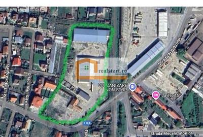Acces E68, Codlea, Spatiu Industrial cu teren 1,7Ha, D 155ml direct la DJ112A, - 1