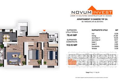 NOU - FAZA 4 - Apartamente 3 Camere Militari Timisoara 56 Jysk Penny Moinesti - 7