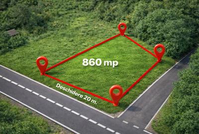 Teren Intravilan | 850 mp. | Alba Micesti | Apa Curent | Gaz in zona | Panoramic - 1
