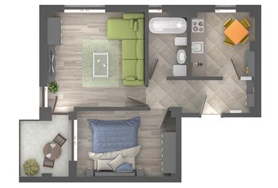 Apartament cu 2 camere Decomandat cu loc de parcare inclus - 2