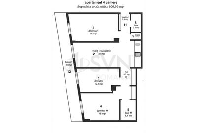 REA1026946 Apartament exclusivist 4 camere - bloc 2026 - 11