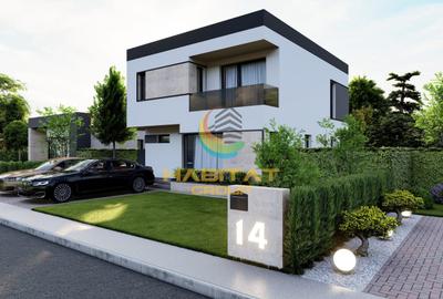 Vanzare vila Berceni Vidra in ansamblu rezidential nou 4 camere P+E finalizata - 1