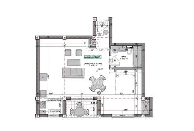 Direct dezvoltator-Ap. 2 camere, la alb - etaj 1/2, incalz. pardoseala - 4