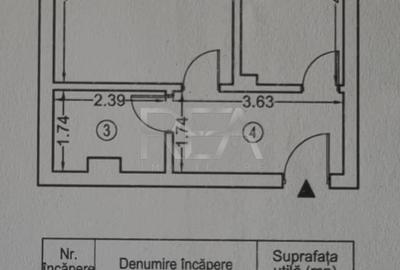 Garsoneria | Complexul Rezidențial Exigent Faza 5 | etaj 9 - 8