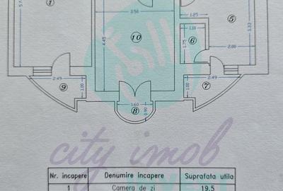 2 Camere Decebal 64 mp- View spectaculos-Posibilitate terasa - 7