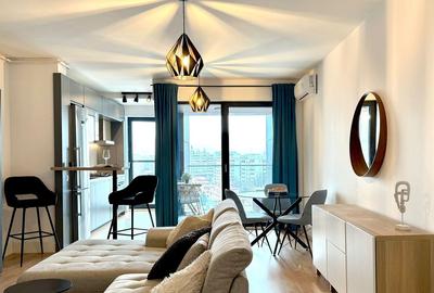 Apartament cu 2 camere, mobilat în Barbu Văcărescu