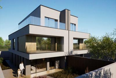 Vile premium individuale S+P+1E+2R subsol, 4 dormitoare, living, curte - 2