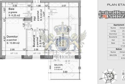 Apartament 2 Camere , 66 Mp, 13 Decembrie- Mall Coresi - 3