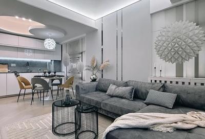 Apartament cu 3 camere semidecomandat, mobilat în Pipera