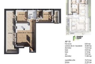 VANZARE APARTAMENTE 3 CAMERE IMOBIL NOU ZONA BACIU - 1