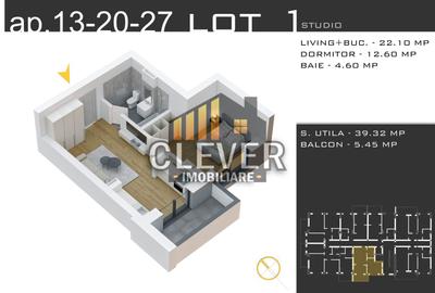 Apartament cu 2 camere decomandat în Theodor Pallady