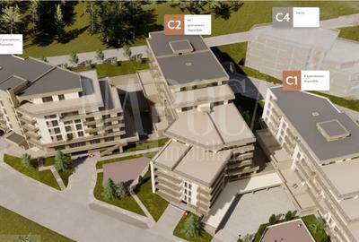Apartament cu 4 camere semidecomandat în Florești