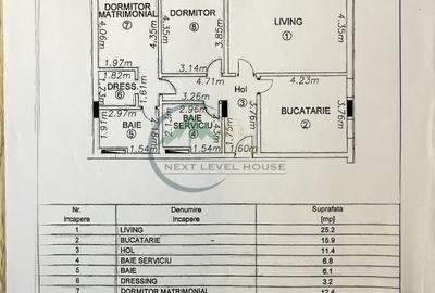 Apartament 3 camere, parcare subterana - 15