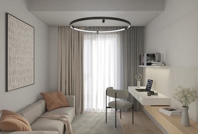 Antracit X Coandă | Apartament 2 camere + birou | Bucătărie închisă - 2