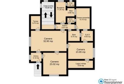 Spatiu pentru birouri, 148mp, terasa, Andrei Muresanu - 9