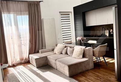 Penthouse pe 2 niveluri, 3 camere, 78 mp, terasa, zona Pod Ira - 1