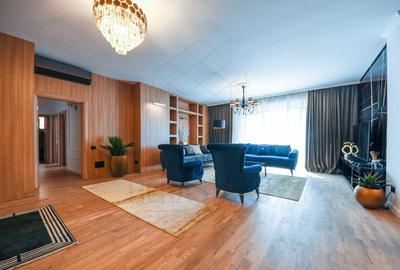 Apartament cu 4 camere semidecomandat, mobilat în Herăstrău