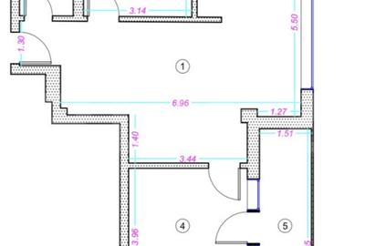 Apartament cu 3 camere semidecomandat în Grigorescu