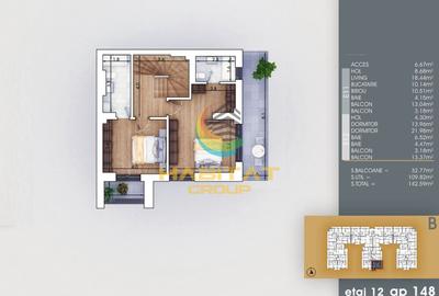 Pallady 4 camere tip duplex 143 mp la 8 minute metrou Teclu - 3