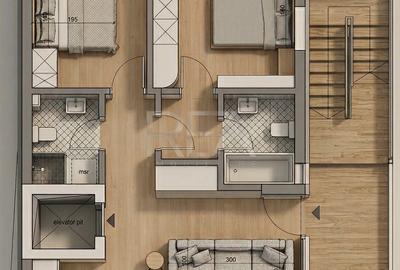 3 camere Dorobanti decomandat, centrală,parcare, et. 2, an 2025, 95 mp - 9
