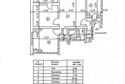 Ap 3 cam, cf 1 semidec, parter/9, Cina