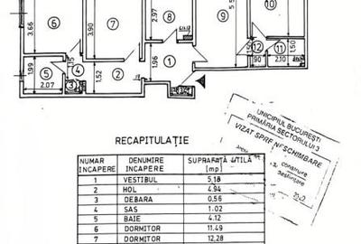 4 camere*Fizicienilor*Parter*Bloc 1986 - 13