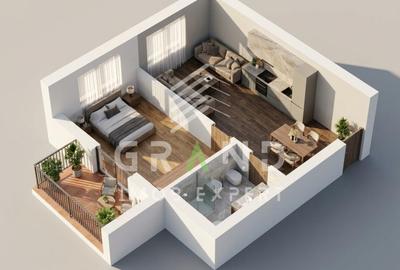 2 camere | Balcon | Etaj 2 cu lift | Calea Turzii–OMV | Mobilat & utilat complet - 21
