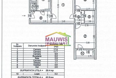 Vand apartament 3 camere Piata Straduintei - Niculitel - 13