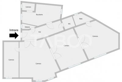 Spatiu birouri de inchiriat 4 camere 122mp Centrul Istoric Sibiu - 1