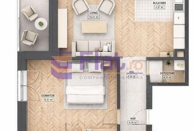 2 Camere Grandis Residence Tractorul - 1