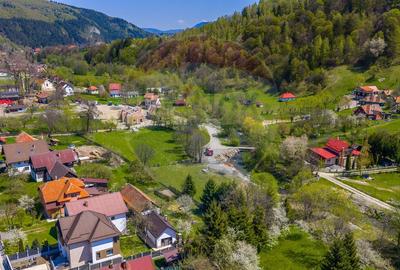 COMISION 0%| TEREN INTRAVILAN 1805 MP | PANORAMĂ MUNTE |MOIECIU DE JOS - 10