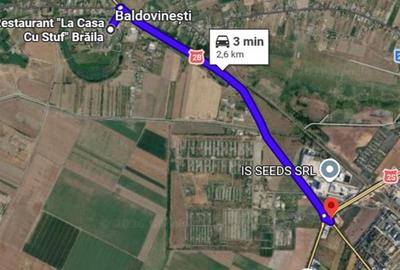 Baldovinesti La 5km de Braila (laga Casa cu Stuf) 1080mp cu 97m deschidere toate - 4