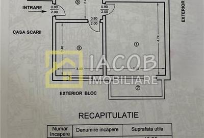 Apartament 3 camere decomandate, strada Martir Horia, Bacau - 19