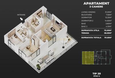 Ame Residence Exclusivitate  Proiect nou ap 2 si 3 camere - 12