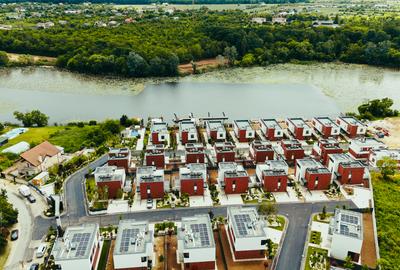 Ansamblu finalizat de vile la Snagov- deschidere spre lac, ponton privat, - 20