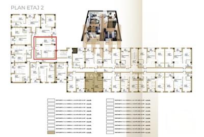 Apartament cu 2 camere, bloc nou – Zona Clinica Someșan, Bd. Republicii - 6