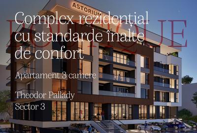 Apartament cu 3 camere decomandat în Theodor Pallady