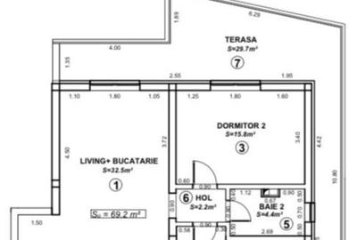 Penthouse 3 camere, terasă 30 mp, mobilat, parcare inclusă – Torontalulu - 14